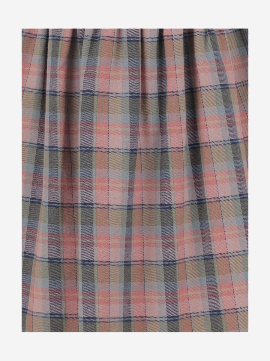 Cotton Dress With Check Pattern