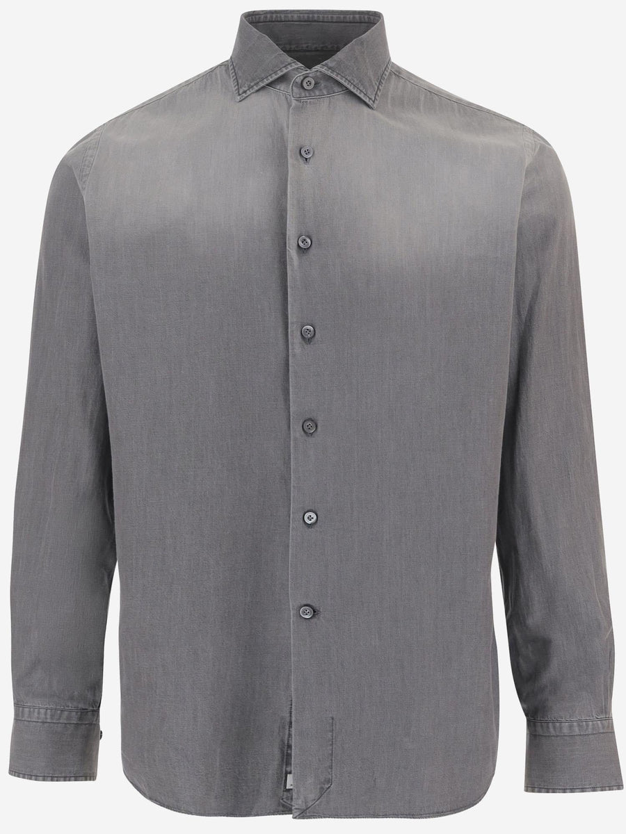Cotton Shirt Grey
