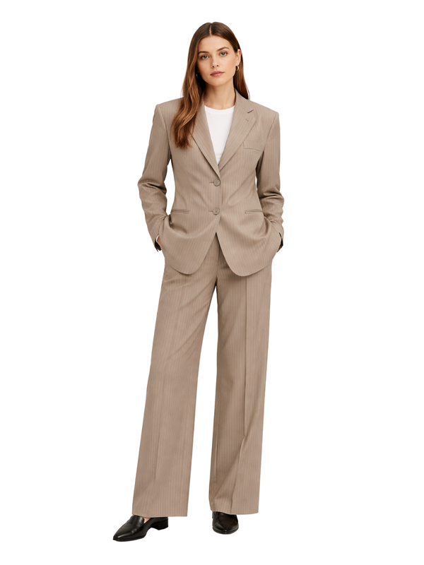 Suit Londra Beige Polyester Dress