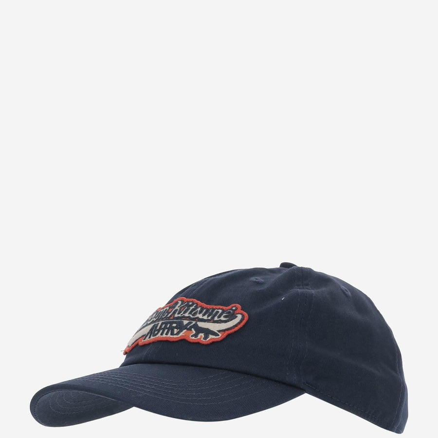 Autry X Maison Kitsuné Baseball Cap Navy Cotton Hat