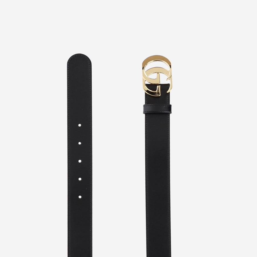 Leather Belt Marmont Black Calfskin