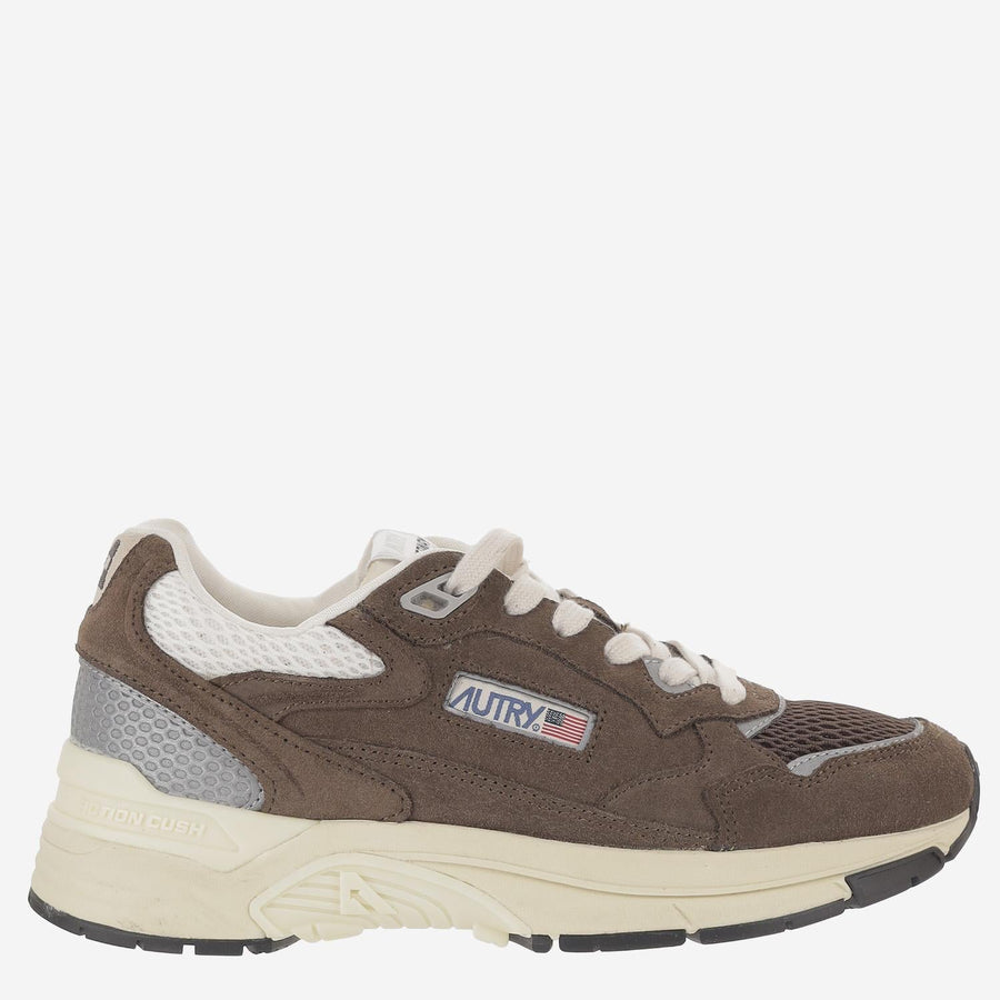 Sneakers Hyperway Brown Leather Trainers