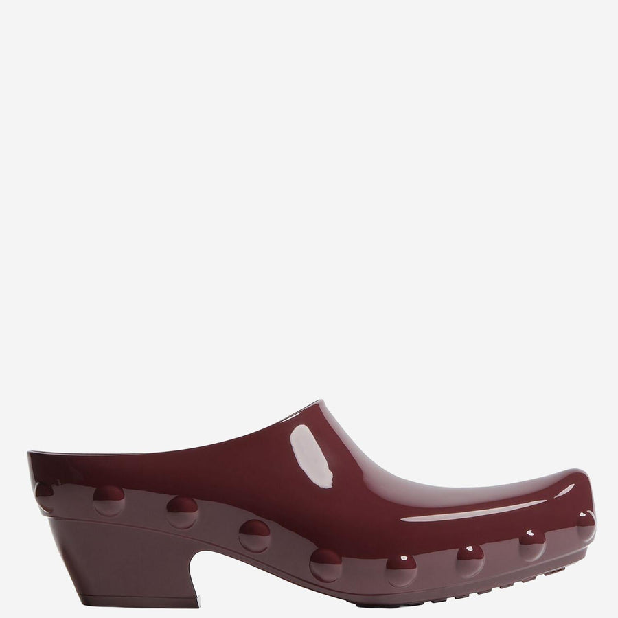 Mules Gondola Burgundy Rubber