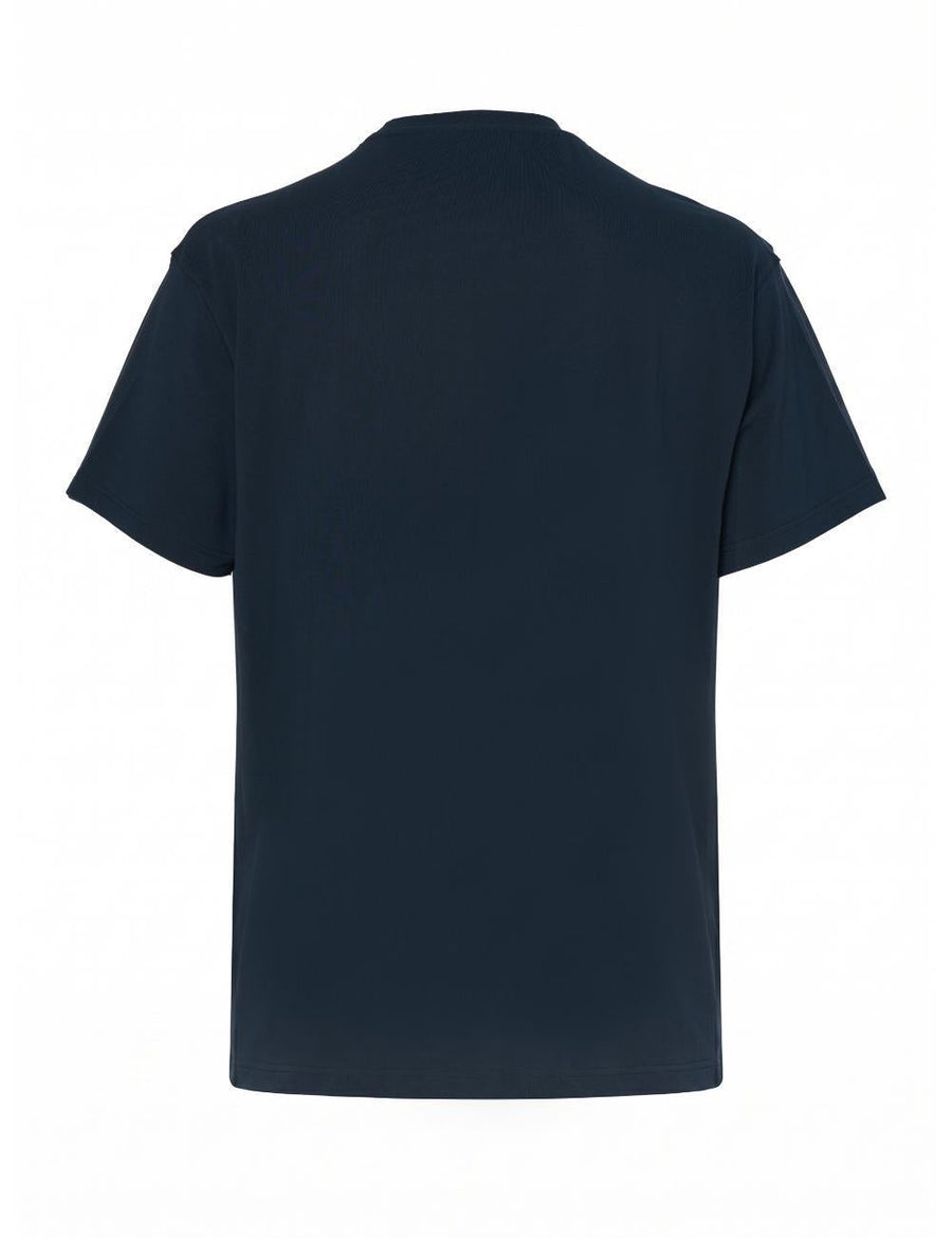 Crewneck T-Shirt Navy Blue Cotton T-shirts