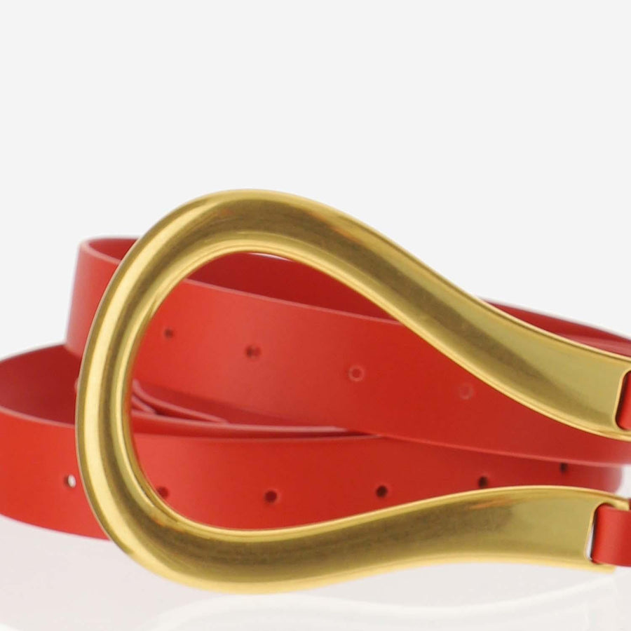 Belt Calfskin, Red