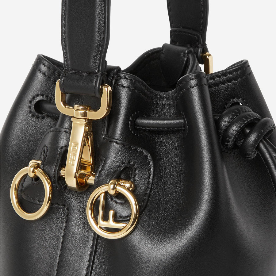 Mon Tresor Leather Bag Black Calf Shoulder