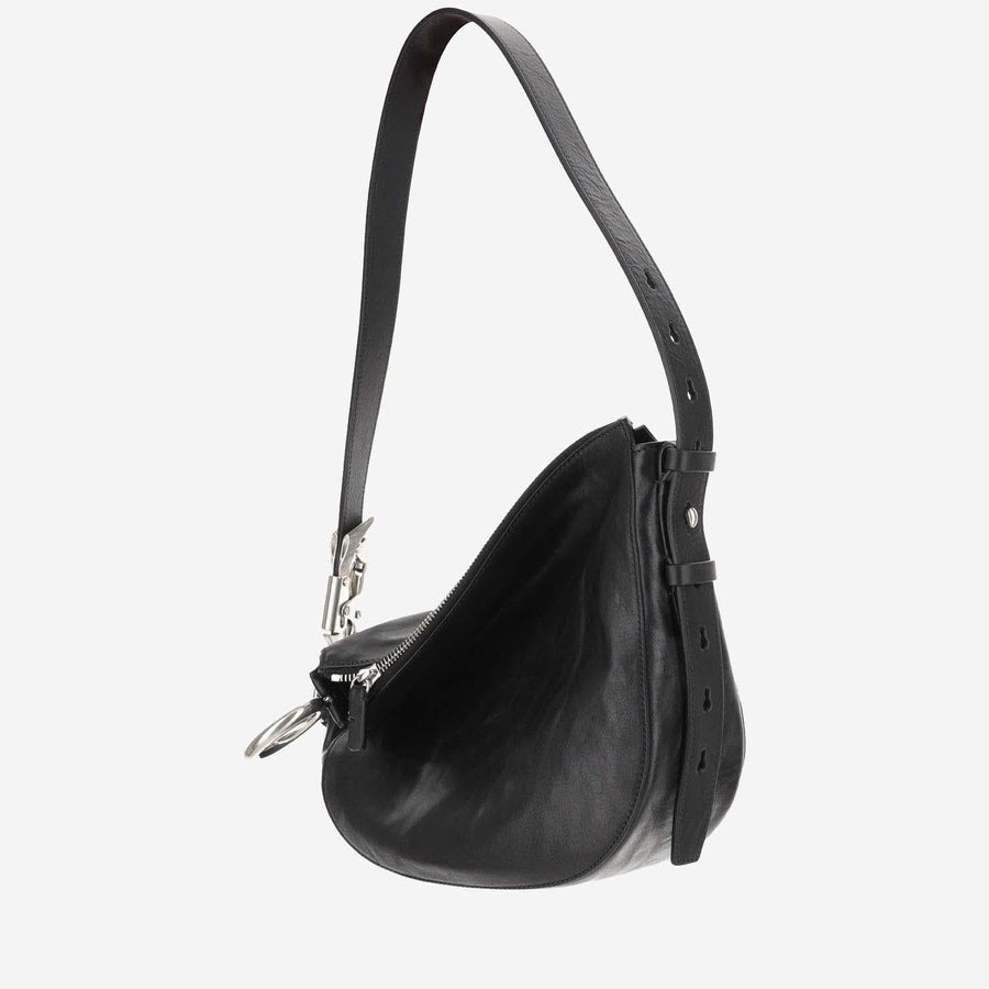Small Knight Bag Black Calfskin Shoulder