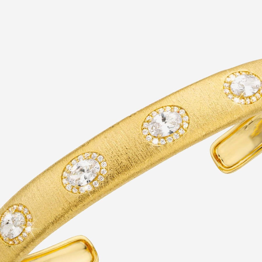 Cuff Bracelet Dynasty Gold Brass