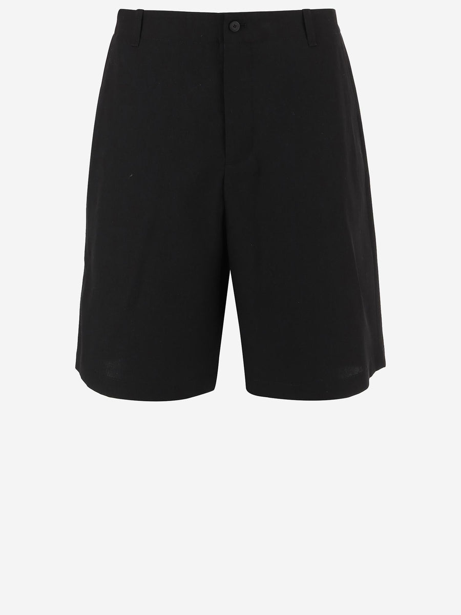 Wool Shorts Black Virgin