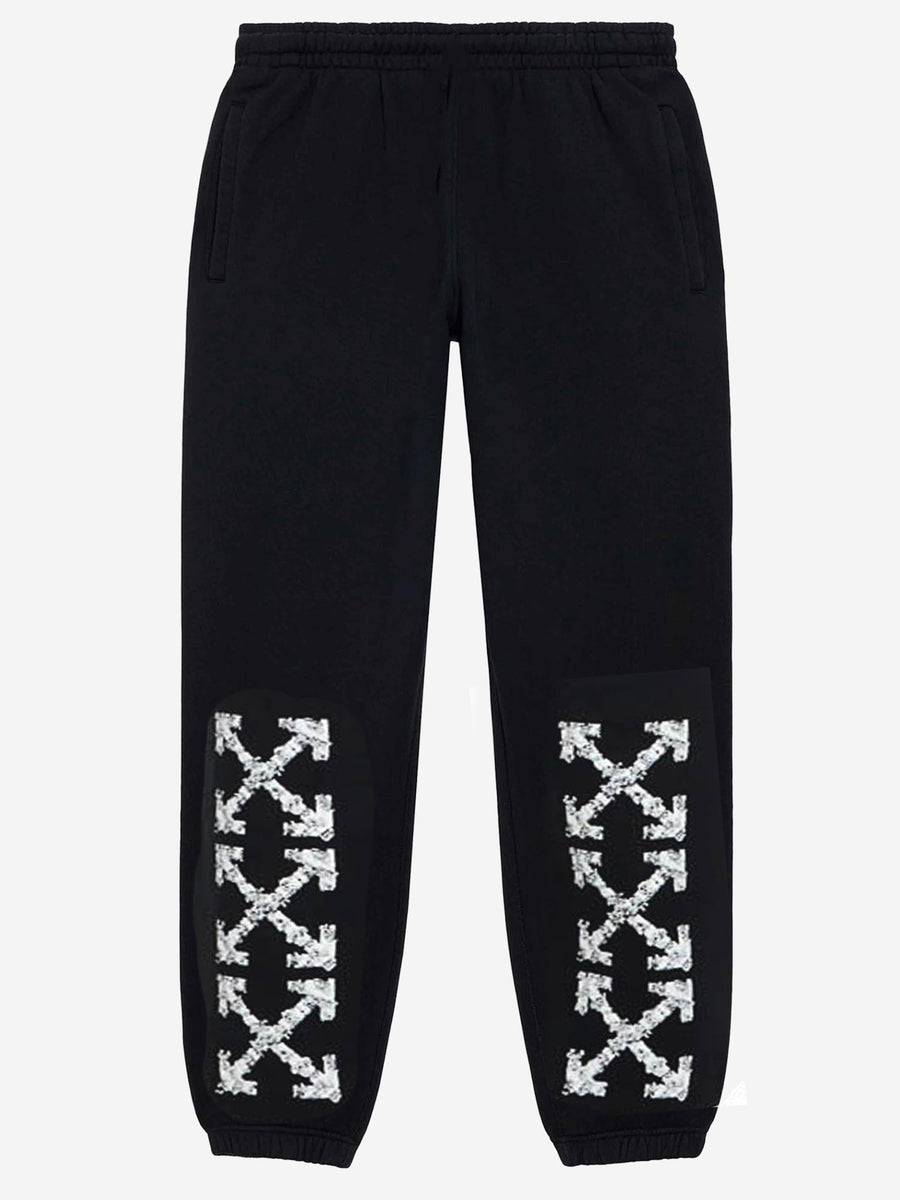 Cotton Pants With Logo Black Trousers