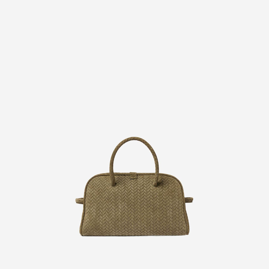 Bowling Bag Khaki Кожи Теленка Handbags