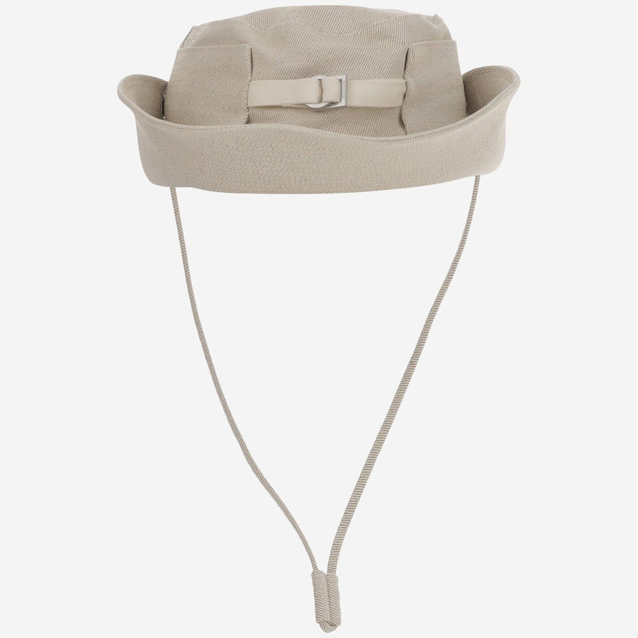 Fisherman Hat White Linen