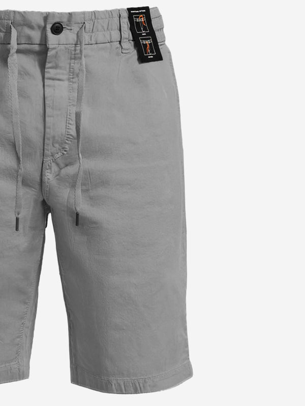 Pants Stretch Cotton Grey Short
