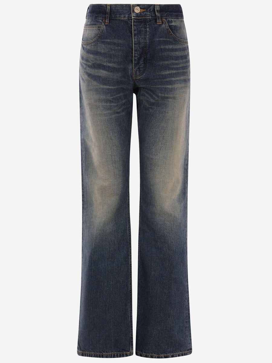Cotton Denim Jeans Dark