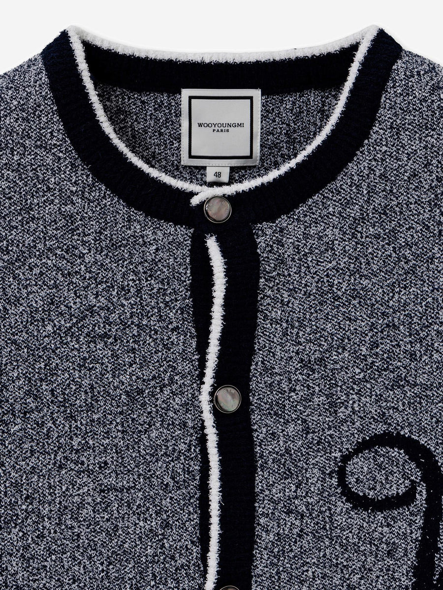 Cardigan Cotton-Blend Navy