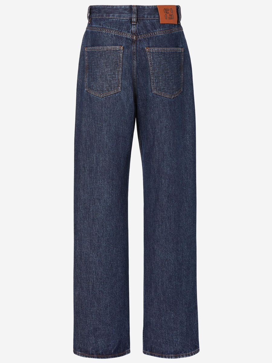 Long Cotton Jeans Denim