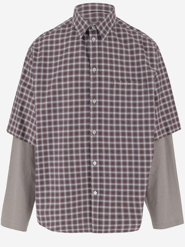 Shirt Wrong Sleeve Cotton Multicolour
