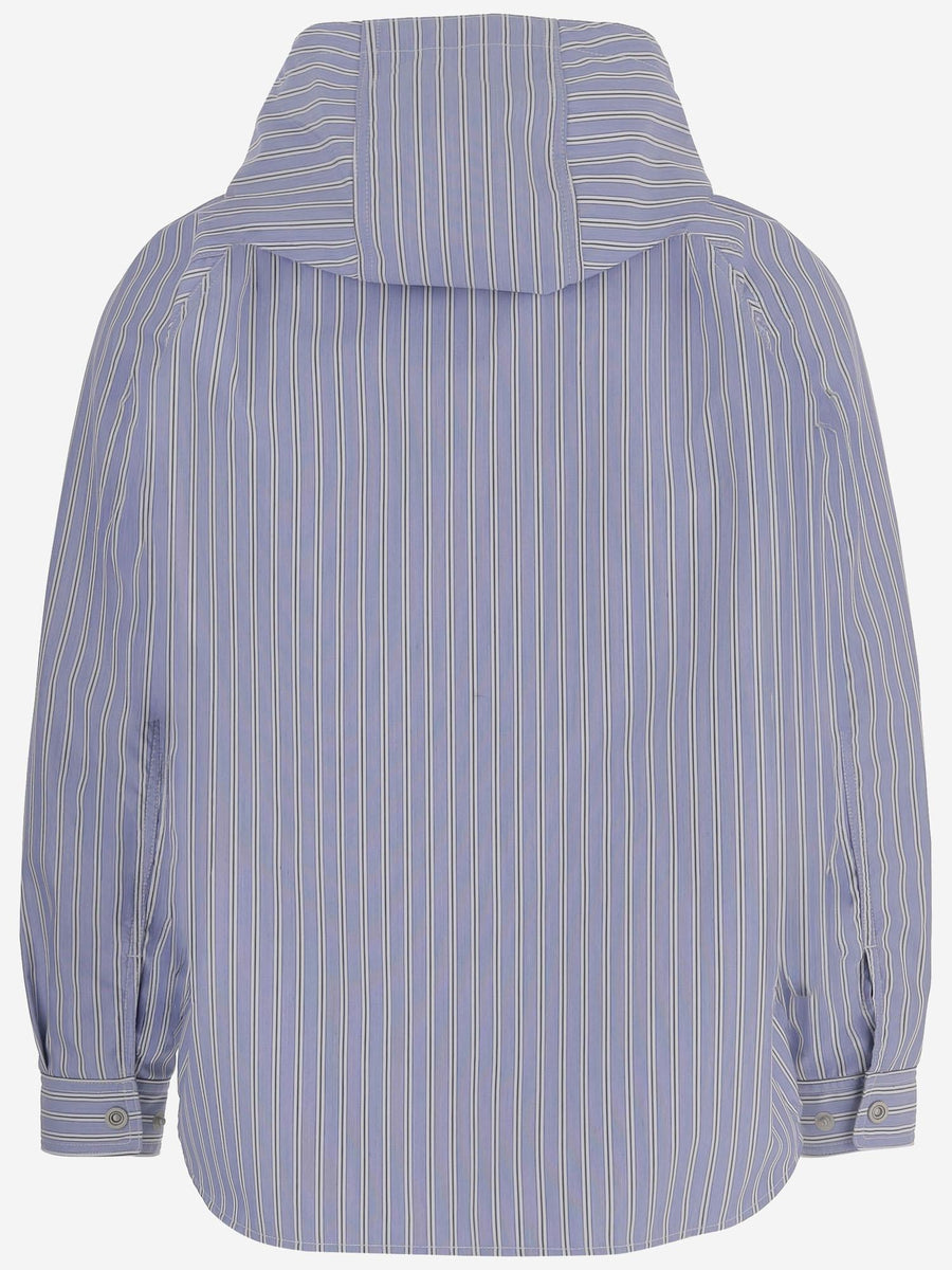 Jacket Technical Fabric Light Blue Polyester