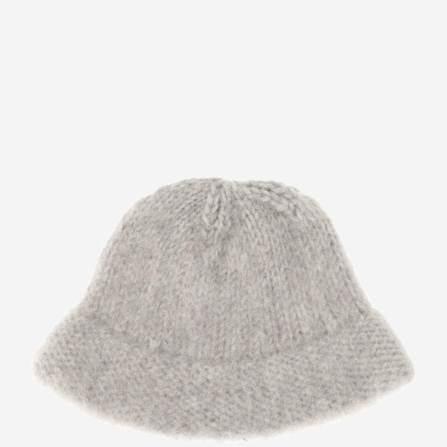 Light Gray Wool Bucket Hat Finnshep