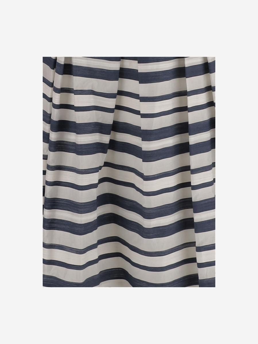 Dress Striped Cotton Blend Multicolour