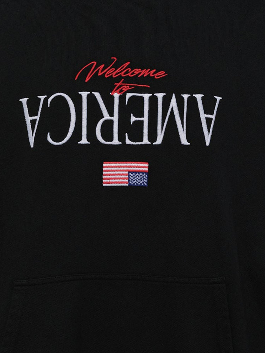 Cotton Sweatshirt Black Sweatshirts