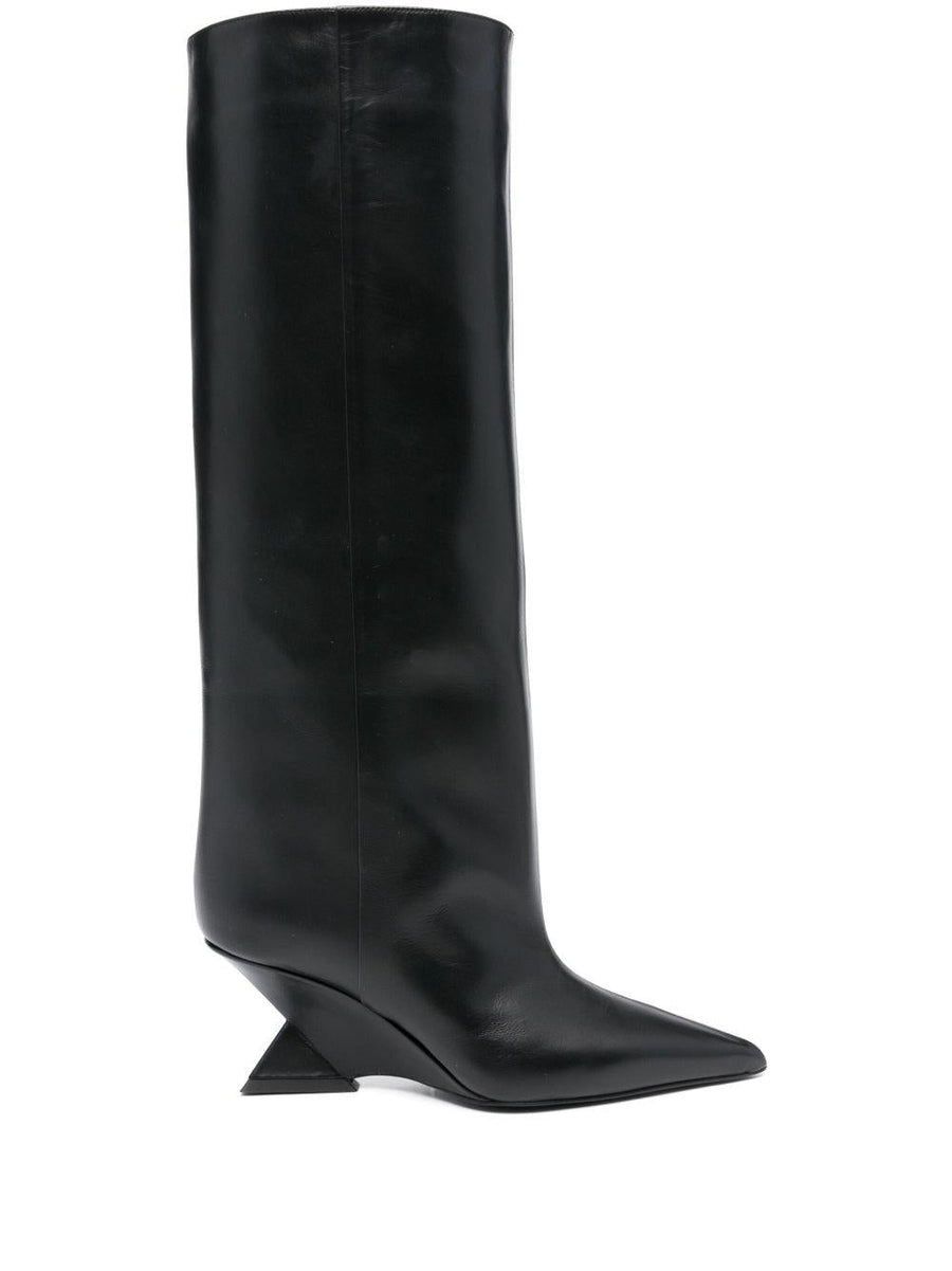 Boots Cheope Black Calf Leather