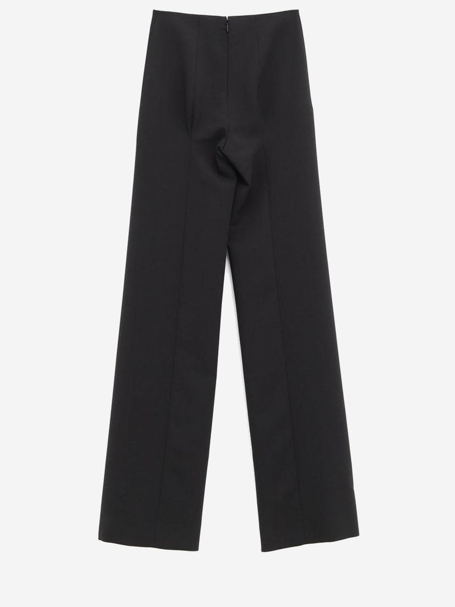 Trousers Stretch Wool Black