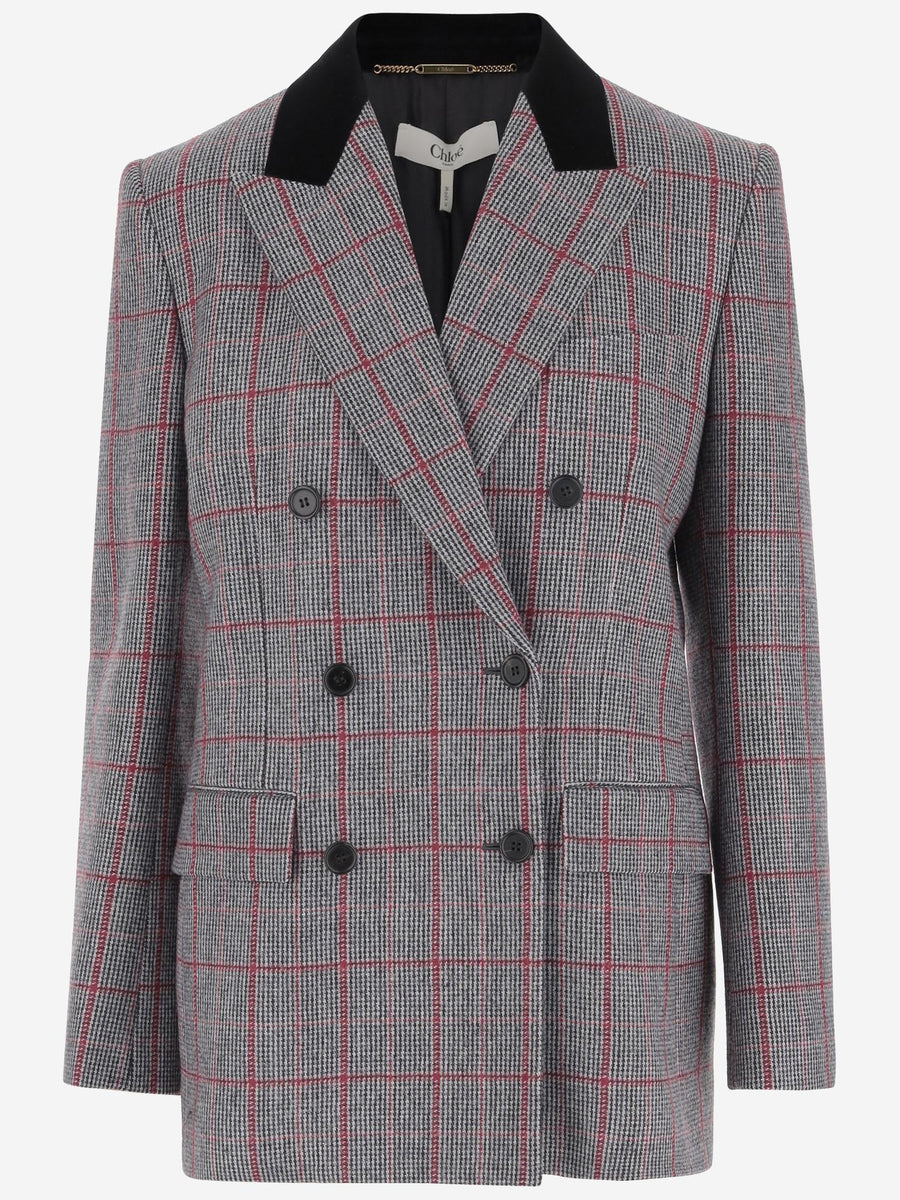 Double-Breasted Wool Jacket