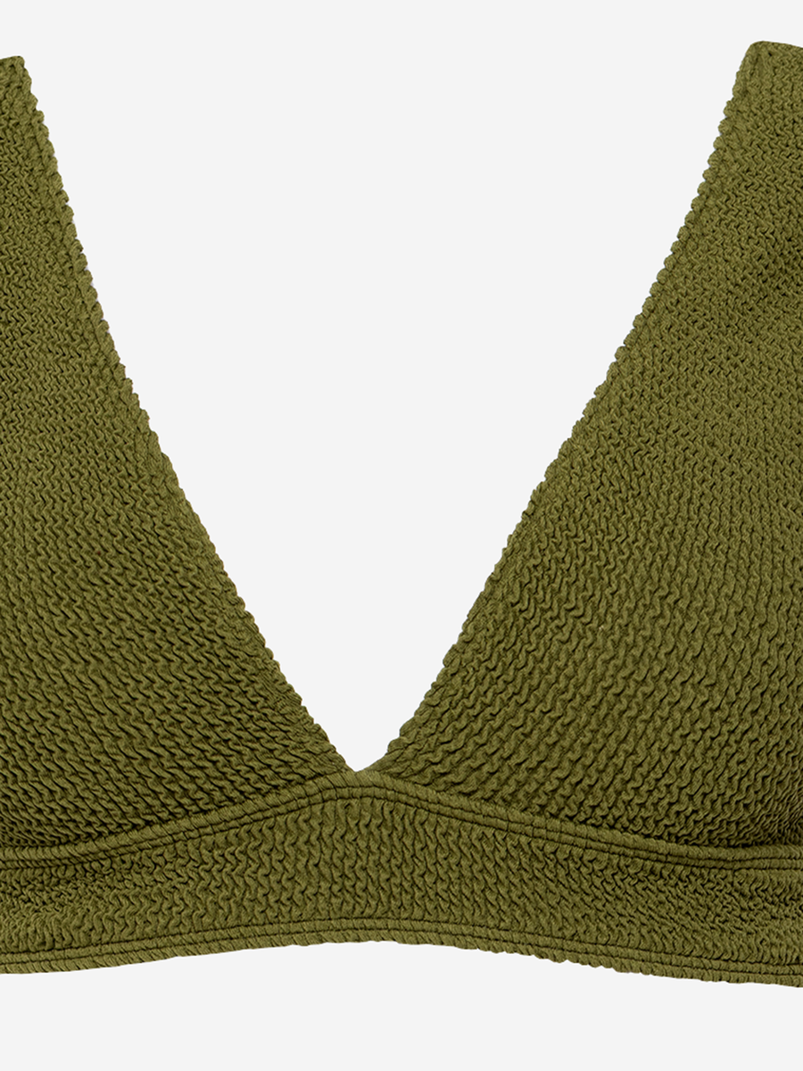 Bikini Aqua Khaki Polyester Swimwear