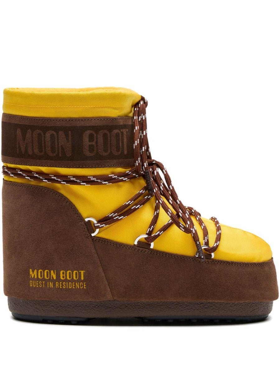 Moon Boot X Guest Residence Icon Low Yellow Suede