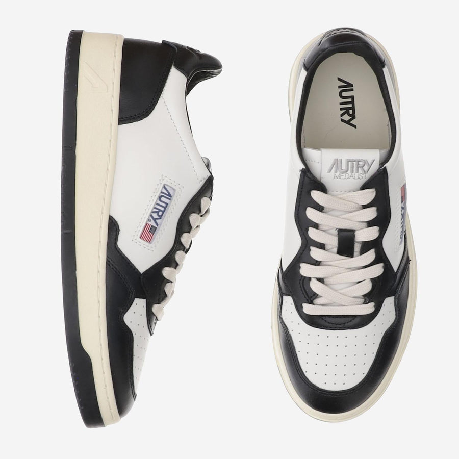 Sneakers Medalist Colour-Block Multicolour Leather Trainers