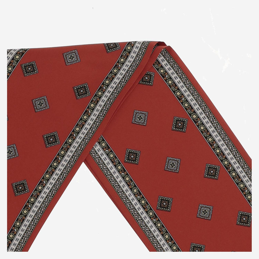 Silk Chamber Scarf With Fringes