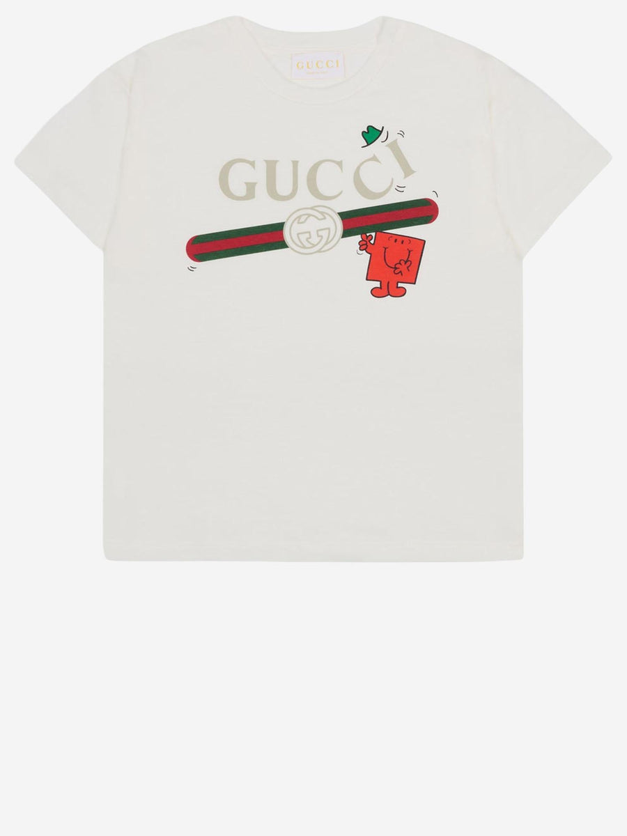 Cotton T-Shirt With Print White T-shirts