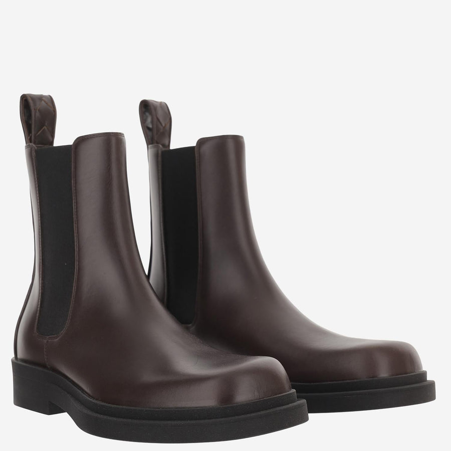 Chelsea Ben Leather Boots Brown Calfskin