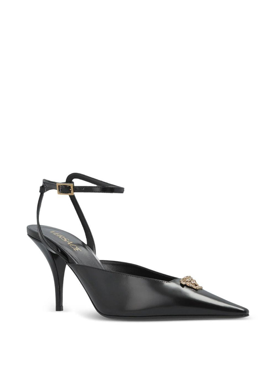 Pumps La Medusa Black Patent Leather
