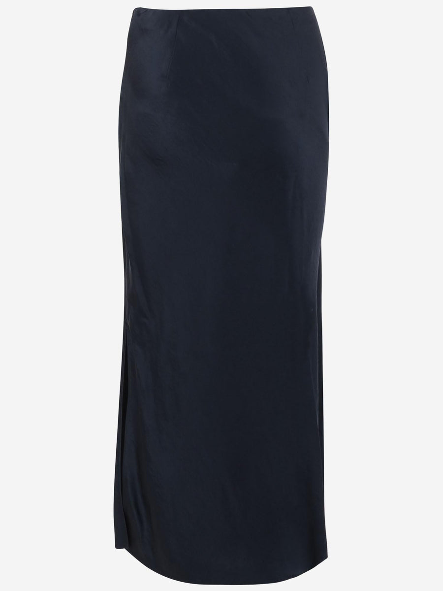 Skirt Long Acetate Navy Dark Naia Re-new
