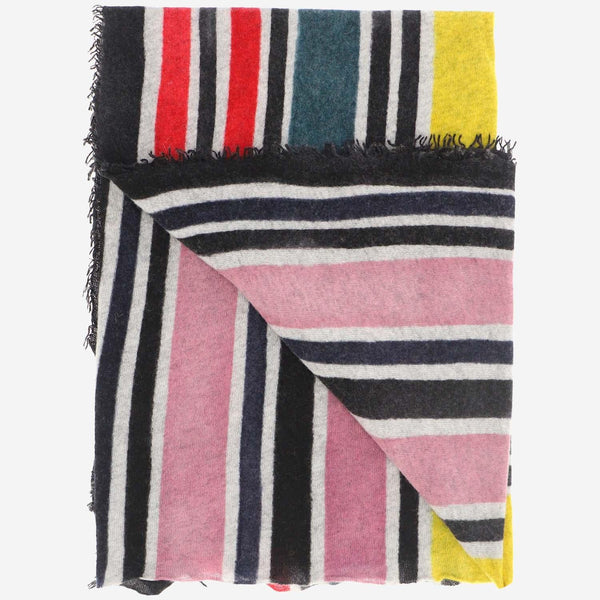 Striped Cashmere Scarf