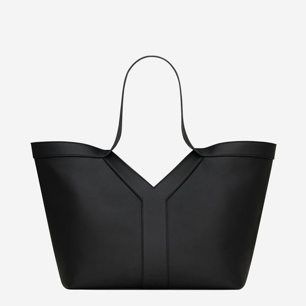 Leather Tote Bag Black Shoulder