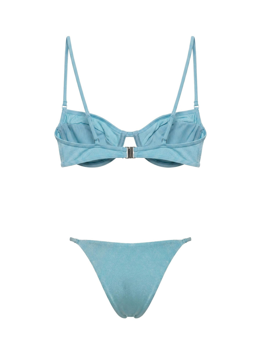 Swimsuit Amy Light Blue Polyamide Swimwear