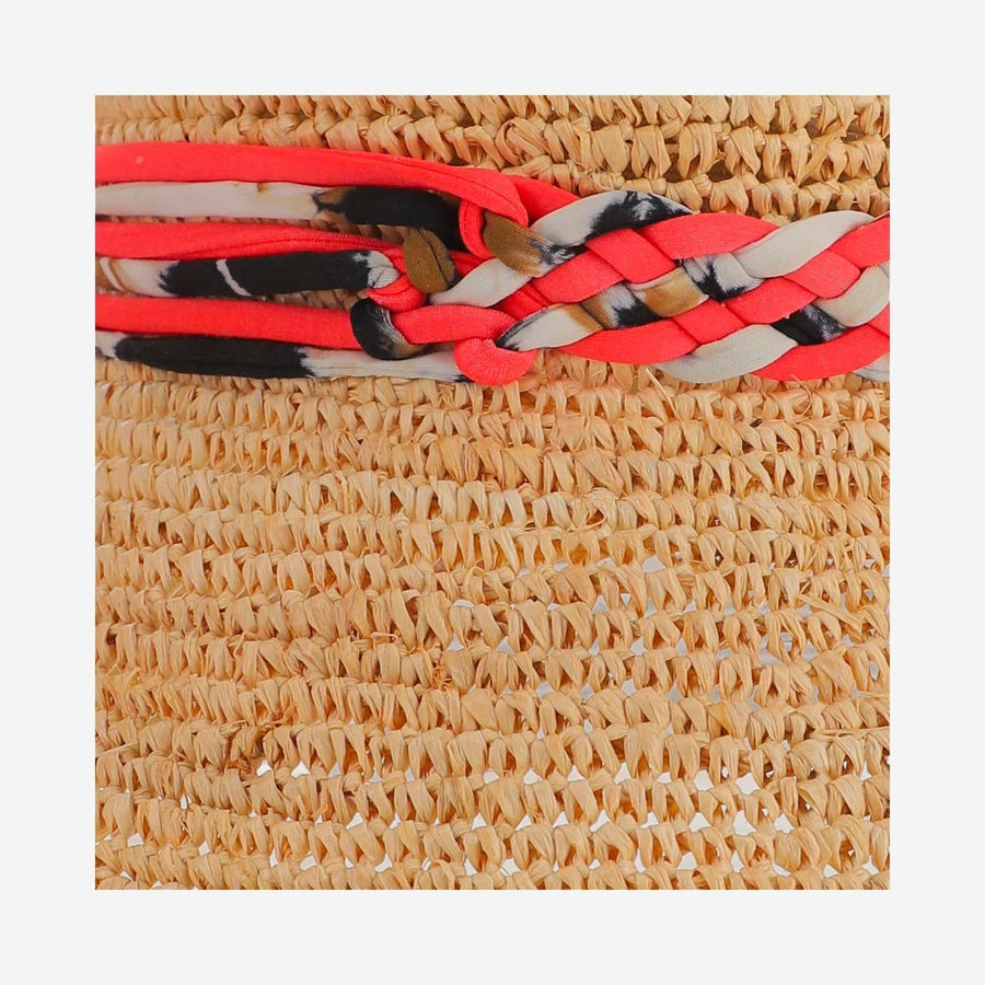 Bucket Hat Axel Raffia Multicolour