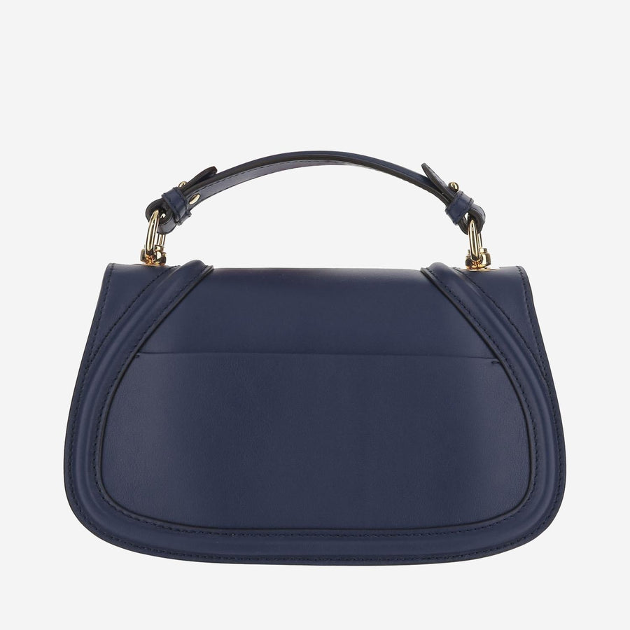 Small Blondie Bag Blue Calf Skin Shoulder
