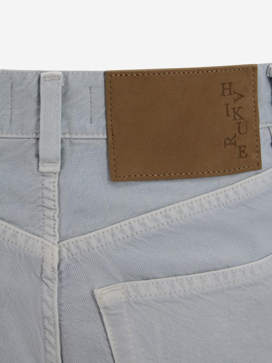 Cotton And Linen Jeans Light Grey
