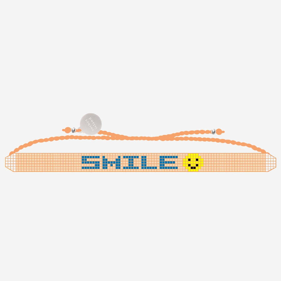 Bracelet Smile Glass Pearl Multicolour