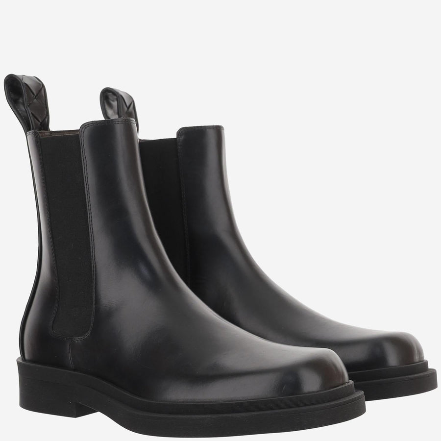 Boots Chelsea Ben Black Leather Calfskin