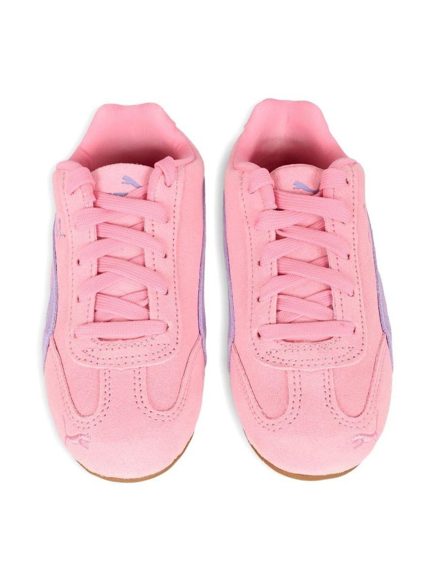 Kids Speedcat Sneakers Pink Leather Trainers