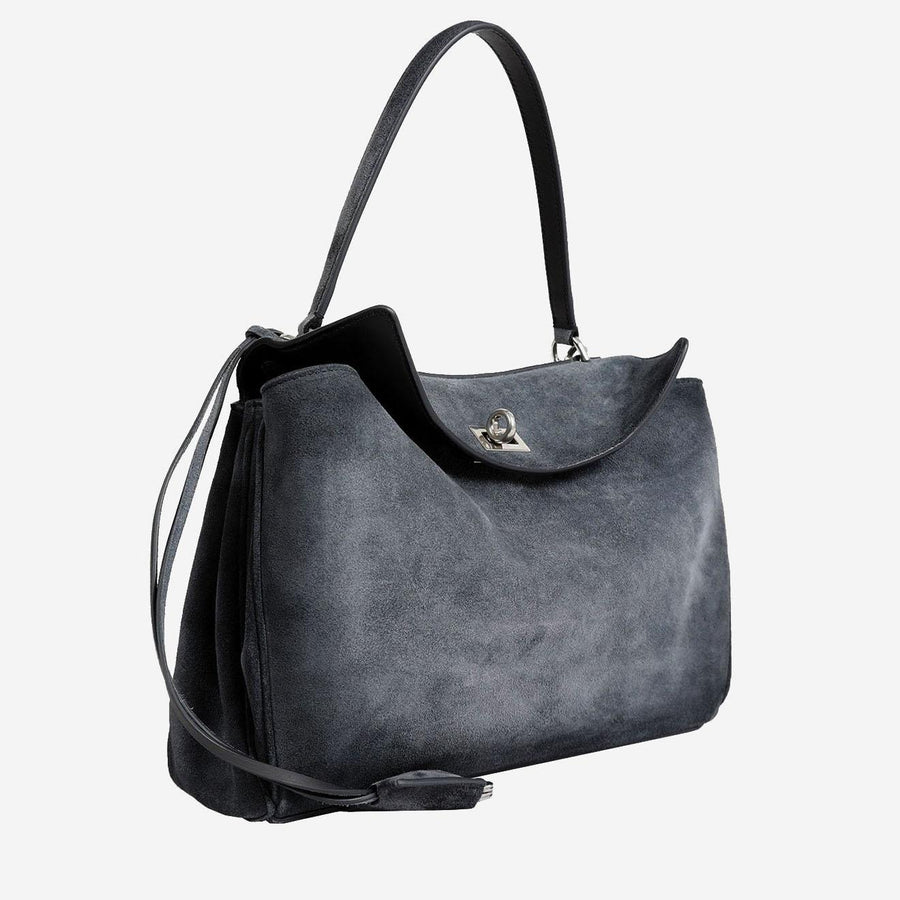 Shoulder Bag Rodeo Grey Domesticated Calf Leather