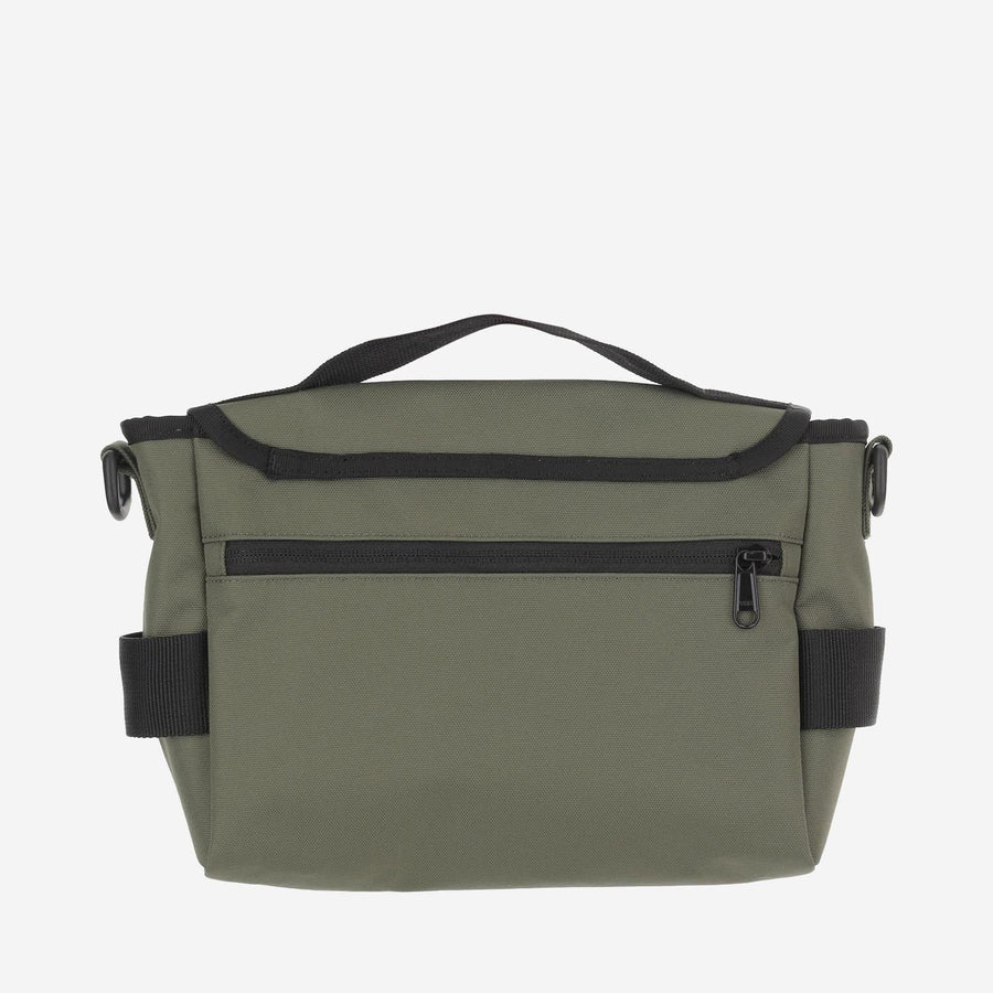 Shoulder Bag Kyle Green Recycled Polyester Canvas