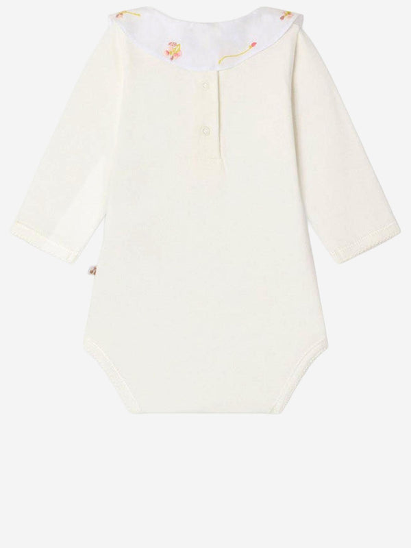 Cotton Bodysuit Ivory Organic Babygrow Sets