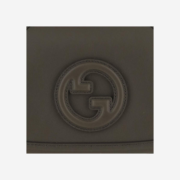 Small Blondie Bag Military Green Calf Skin Shoulder