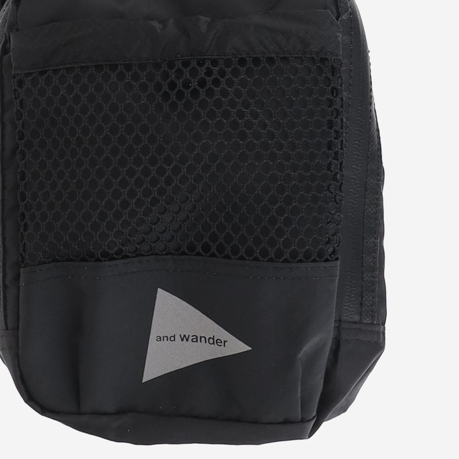 Cross-Body Bag Black Polyester Shoulder